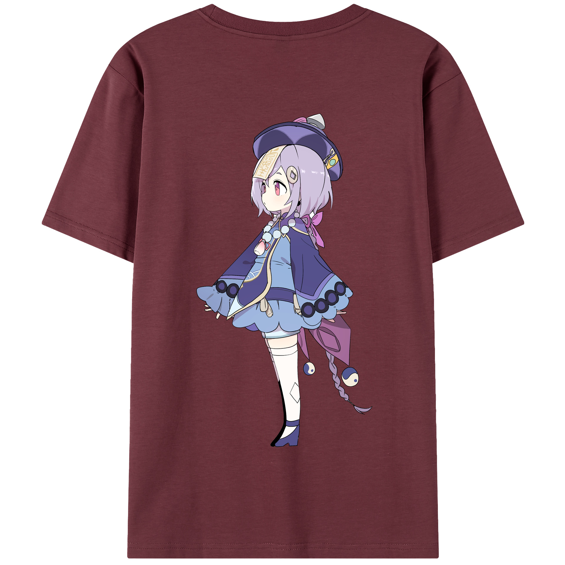げんし神 七七 なな  genshin Nana 綿100％半袖Tシャツ（背面プリント）